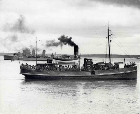 british garrison leaving Spike Island Cork 1938